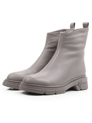 04-M3-2213 GREY Ботинки зимние женские (натуральная кожа, натуральный мех) размер 38
