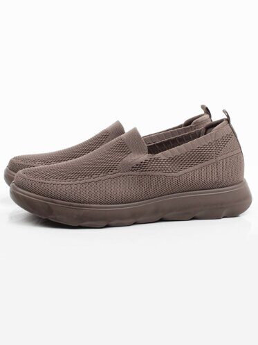05-TEX-D03-09 DK. BEIGE Полуботинки спортивные летние мужские (текстиль) размер 41